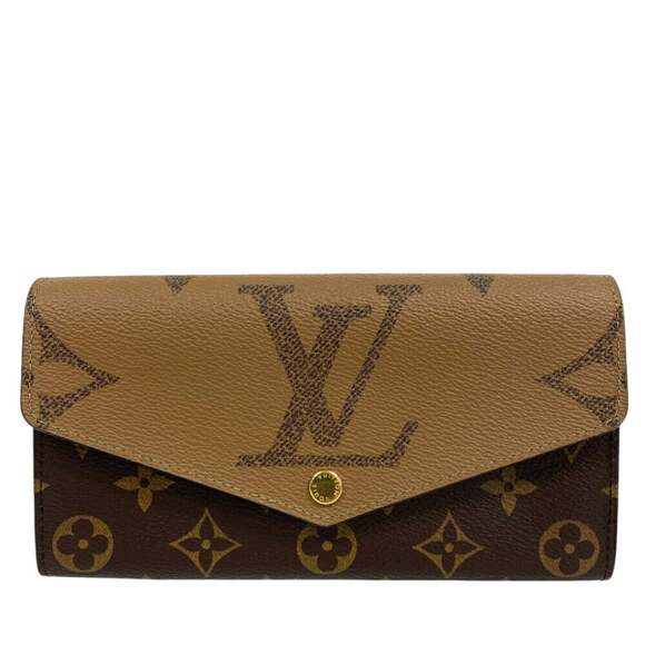 LOUIS VUITTON Louis Vuitton Wallet M80726 Portefeuille Sarah Monogram Giant R...